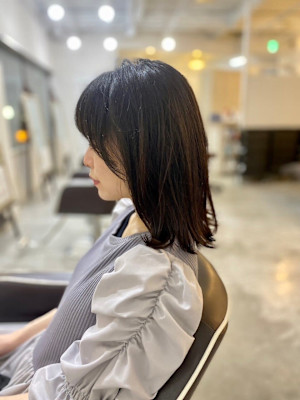 大人可愛い◎イメチェン似合わせカットフルバング
