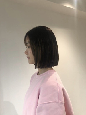 似合わせカットのイメチェンハッシュカット