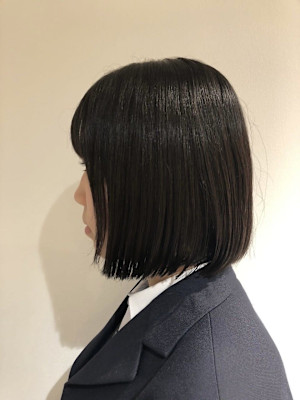 似合わせカットのイメチェンハッシュカット