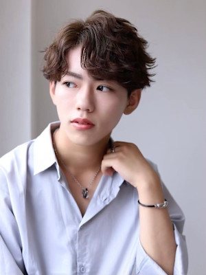 MEN'S HAIRマッシュパーマウルフカルマパーマ