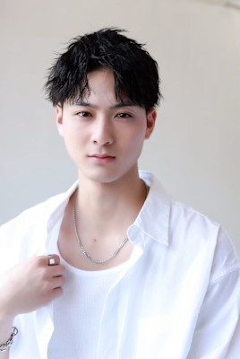 MEN’S HAIR マッシュパーマアッシュブラックカルマパ