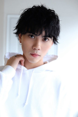 MEN’S HAIR カルマパーマアッシュブラックウルフパー