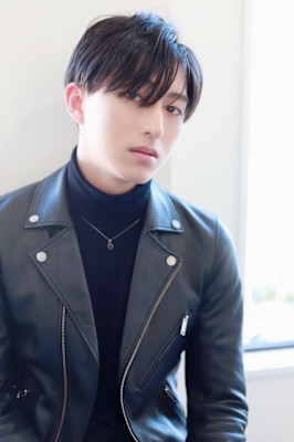 MEN’S HAIR カルマパーマアッシュブラックウルフパー