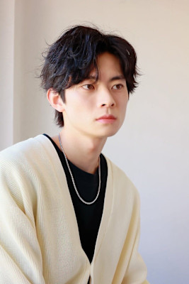 MEN’S HAIR マッシュパーマアッシュブラックカルマパ