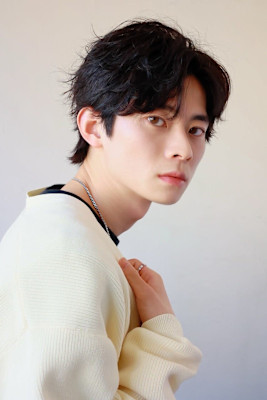 MEN’S HAIR マッシュパーマアッシュブラックカルマパ