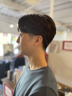 MEN’SHAIRセンターパートマッシュパーマ