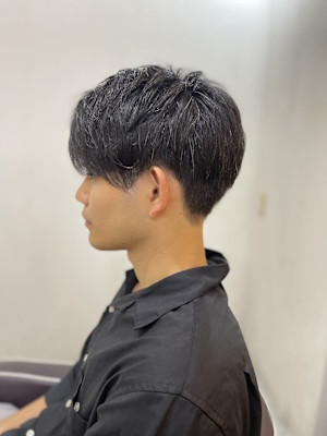 MEN’SHAIR刈り上げマッシュアッシュブラック