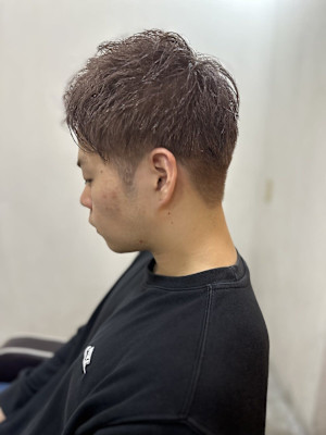 MEN'SHAIR ハイライト マッシュパーマ