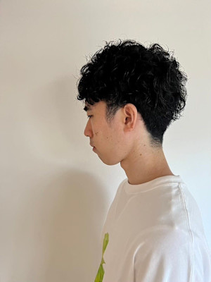 MEN'SHAIRアッシュブラックベリーショートダークアッシ