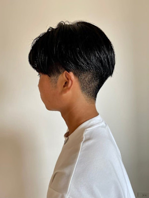 MEN'SHAIRアッシュブラックマッシュダークアッシュ