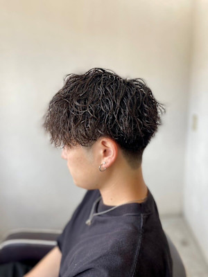 MEN'SHAIRアッシュブラックベリーショートダークアッシ