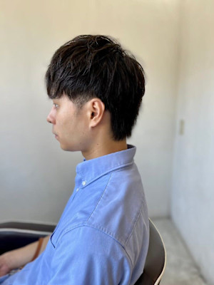 MEN’S HARE アッシュブラックベリーショート