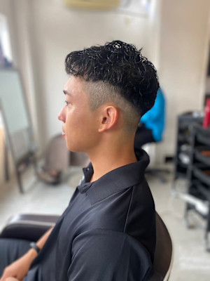 MEN’S HARE アッシュブラックベリーショート