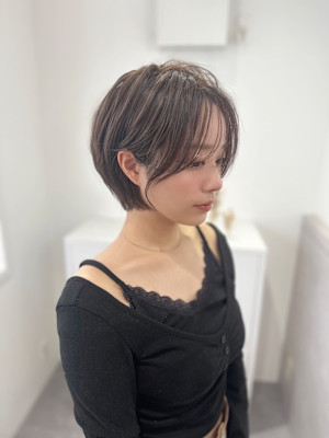 ショート初心者さんにも◎抜け感くびれヘア【suiw】