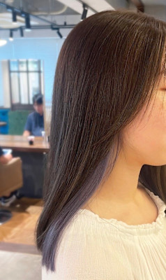 推し活女子応援＊ラベンダーインナーカラー