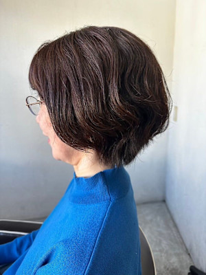 大人可愛い20代30代40代◎ショートヘア毛先カール
