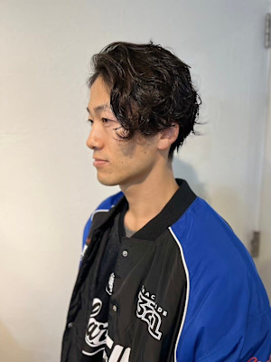 MEN'SHAIRアッシュブラックベリーショートダークアッシ