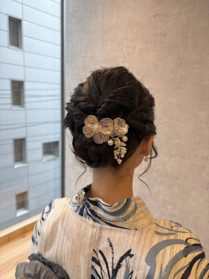 浴衣着付け＆ヘアアレンジ