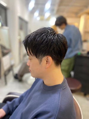 MEN’S HARE アッシュブラックベリーショート