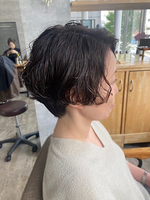 大人可愛い20代30代40代◎ショートヘア毛先カール
