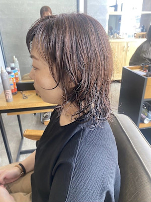 大人可愛い20代30代40代◎小顔に見せるヘアボブルフワンレ