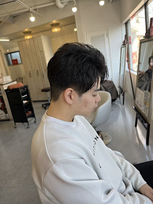 20代30代40代スパイキーショートニュアンスパーマ
