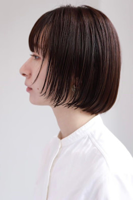 20代30代40代◎似合わせカットメルティカラーボブルフ前髪