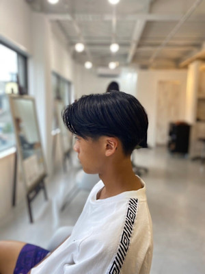 20代30代40代◎韓国マッシュツーブロックセンターパート