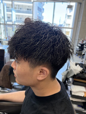メンズツイストスパイラルパーマ