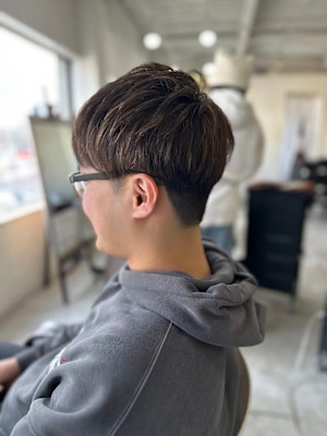 MEN’S HAREマッシュパーマショート