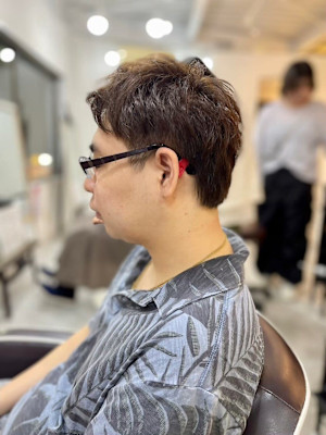 MEN’S HAIR カルマパーマダークアッシュ