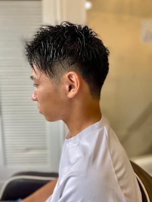 MEN’S HARE アッシュブラックベリーショート