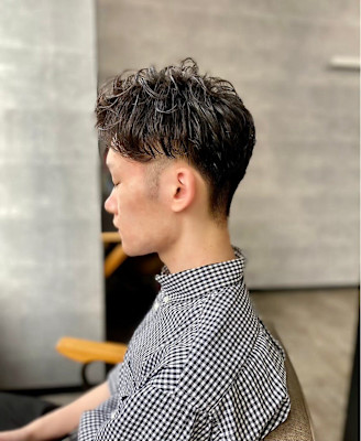 MEN’S HARE アッシュブラックベリーショート
