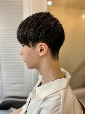 MEN'S HAIRダークアッシュショート