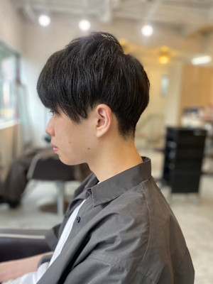 MEN'SHAIRアッシュブラックベリーショートダークアッシ