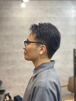MEN'SHAIRアッシュブラックベリーショートダークアッシ