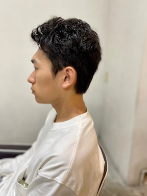MEN’S HARE アッシュブラックベリーショート