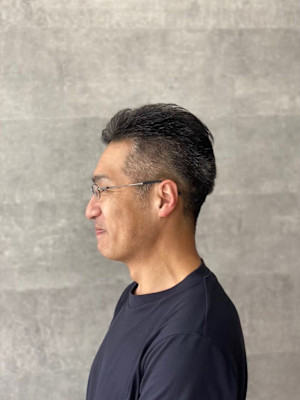 MEN’S HARE アッシュブラックベリーショート