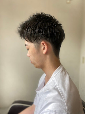 MEN'SHAIRアッシュブラックベリーショートダークアッシ