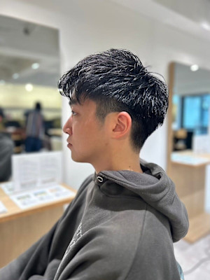 MEN'SHAIRアッシュブラックベリーショートダークアッシ