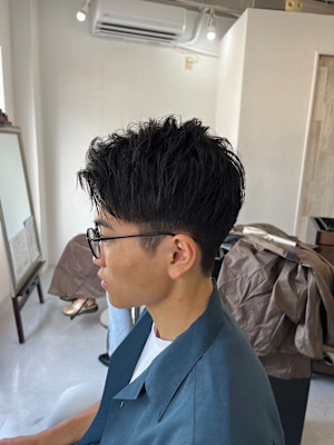 MEN’S HARE ベリーショートアッシュブラック