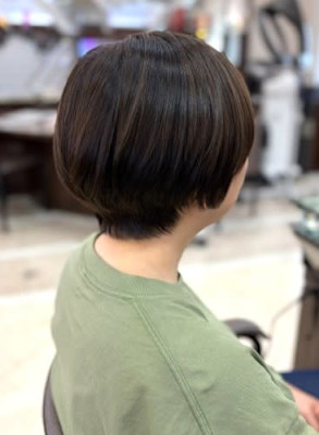 丸みショートボブ