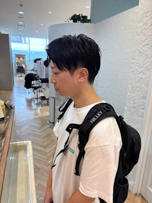 大人ツーブロックショート