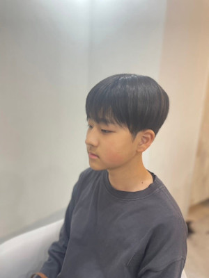 20代30代40代◎メンズ黒髪刈り上げツーブロック韓国風マッ