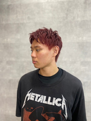 20代30代40代◎スパイキーショートスペインカールワインレ