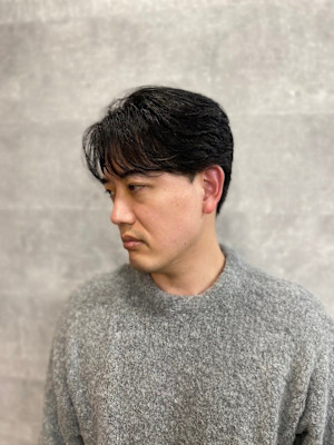 20代30代40代◎スーツ短髪刈り上げツーブロックニュアンス
