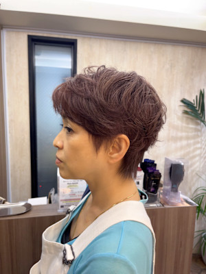 40代50代大人可愛いショートボブ