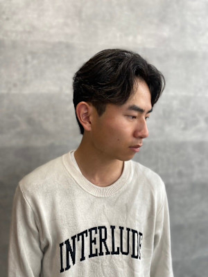 20代30代40代◎似合わせカット黒髪センターパートフェザー