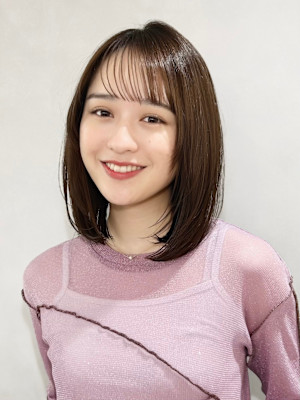 小顔ミディアムレイヤー/大人ミディアム池袋20代30代40代