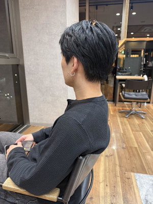 毛流れフェザーショート